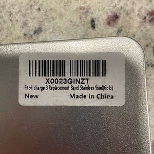 Fitbit charge 3 replacement band stainless steel (gold)